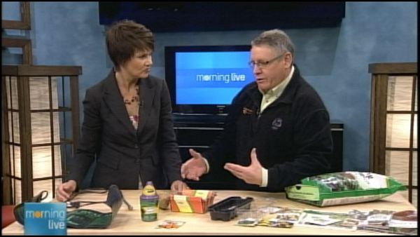 Annette Hamm and Denis Flanagan of Landscape Ontario; Morning Live, February 3, 2014