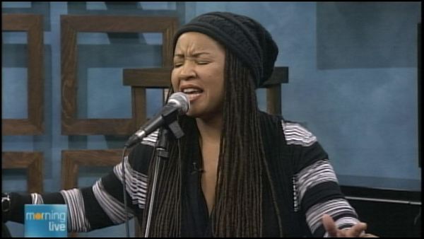 Singer Sharon Musgrave; Morning Live, February 7, 2014