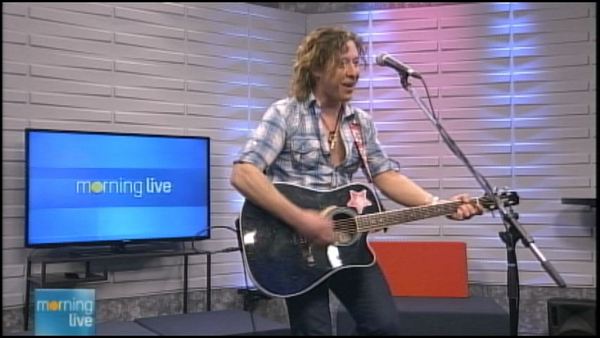 Marshall Dane performs on Morning Live, February 28, 2014