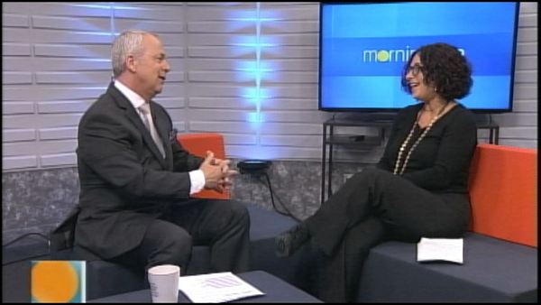 Bob Cowan with movie critic Bonnie Laufer; Morning Live, March 3, 2014