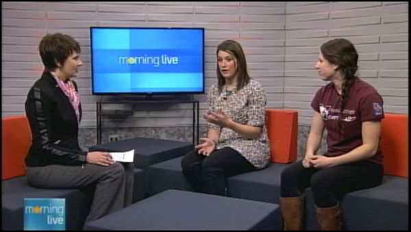 Annette Hamm, Rebecca Babcock and Laura Morrison; Morning Live, March 4, 2014