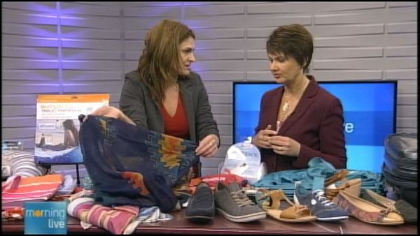 Theresa Quick with Annette Hamm on Morning Live, March 5, 2014