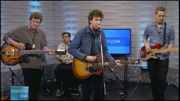 Harlan Pepper performs on Morning Live, March 11, 2014