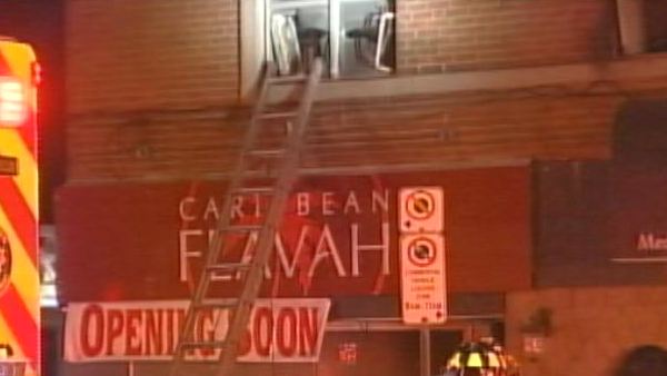 Fire at Rotana Resto-bar, Hamilton, March 11, 2014