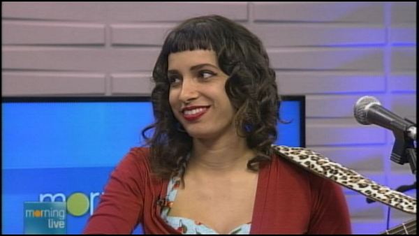 Juno-nominated musician Alysha Brilla; Morning Live, March 20, 2014