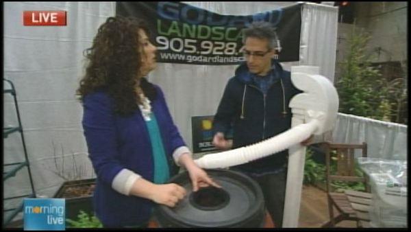 Lori DeAngelis at the Outdoor Living & Garden Show; Morning Live, March 28, 2014
