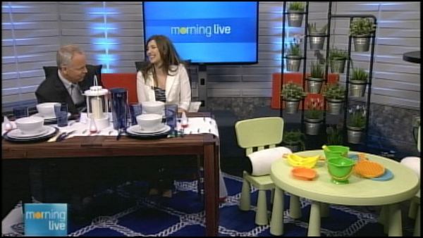 Bob Cowan and Alicia Zoffraneri; Morning Live, March 31, 2014