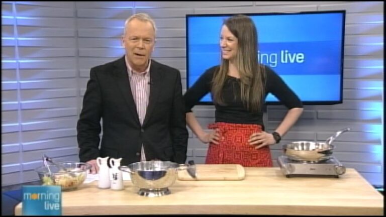 Bob Cowan and Kary Osmond on Morning Live, April 1, 2014