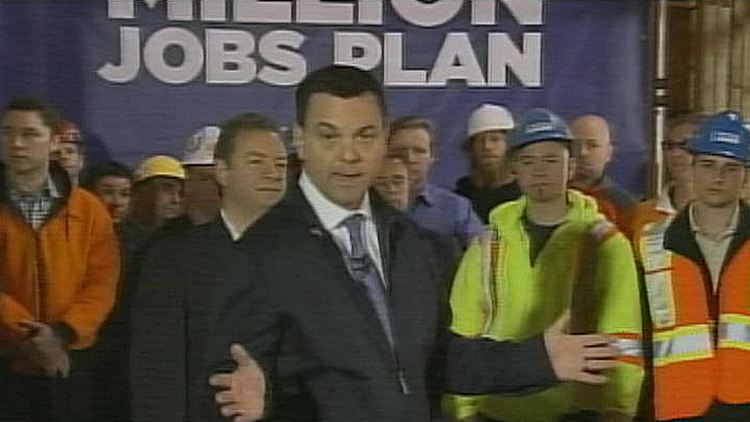 Ontario PC leader Tim Hudak campaigns in Vaughan; May 8, 2014