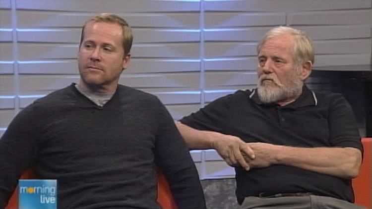 Matthew Willson and Graham Clements from the play Hemingway and his Women; Morning Live, May 20, 2014