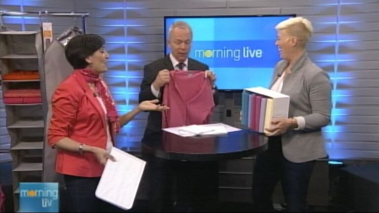Clare Kumar, Bob Cowan and Jo Alcorn; Morning Live, May 21, 2014
