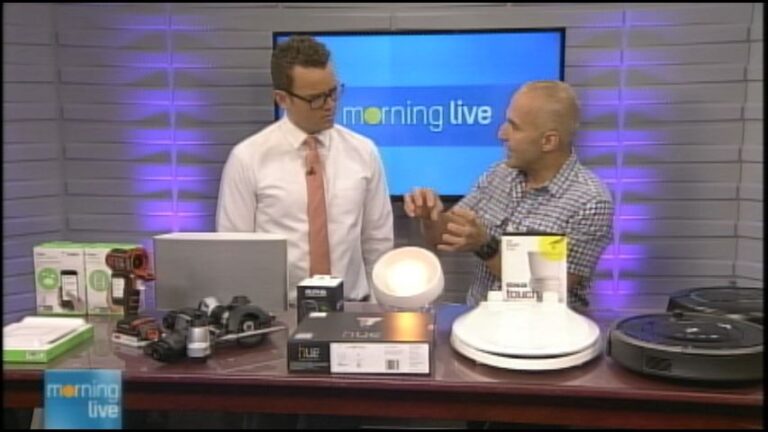 Tim Bolen with Ramsin Khachi; Morning Live, June 9, 2014