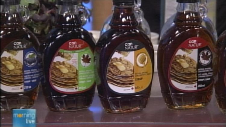 Varieties of canNATURE maple syrup; Morning Live, June 18, 2014