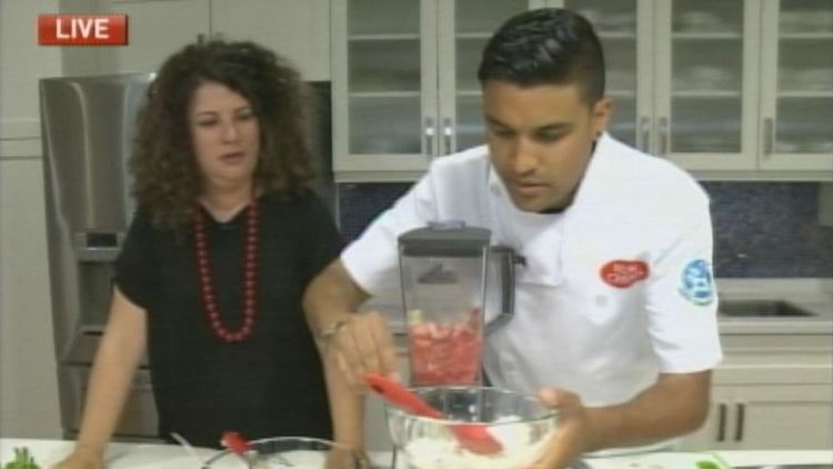 Today Lori DeAngelis cooked up some tasty recipes using cream with chef Devan Rajkumar.