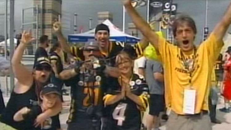 Hamilton Tiger-Cat fans at Tim Hortons Field, September 1, 2014