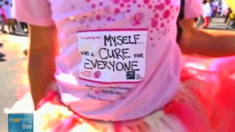 Participant in CIBC Run For The Cure (handout)