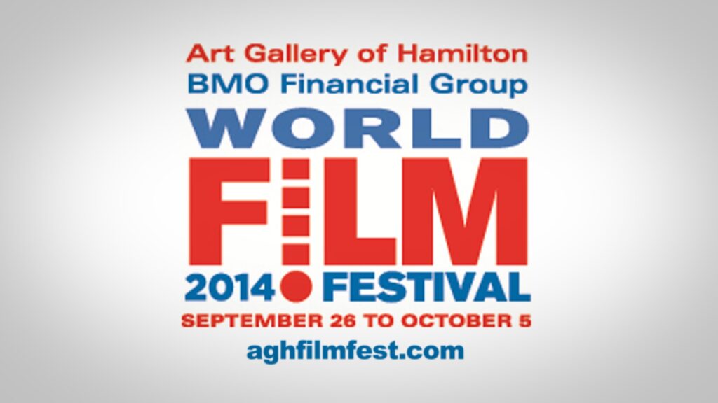 Art Gallery of Hamilton 2014 World Film Festival, September 25 to October 5