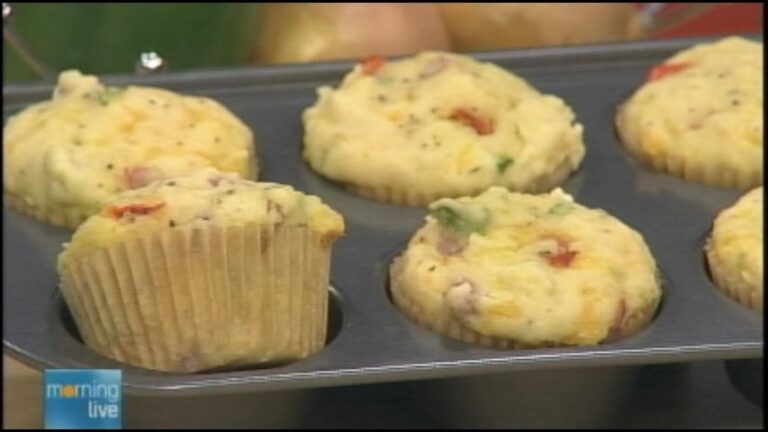Ham egg & cheese muffins; Morning Live, September 26, 2014