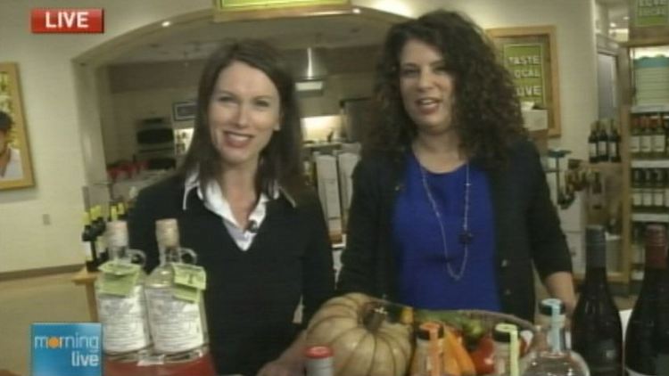 LCBO product consultant Gillian Love with Lori DeAngelis; Morning Live, September 29, 2014