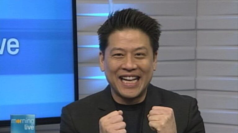 Garrett Wang, who played Ensign Harry Kim on Star Trek: Voyager; Morning Live, October 3, 2014