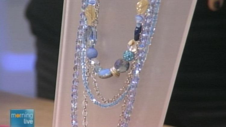 Necklace from Glamjulz; Morning Live, October 22, 2014