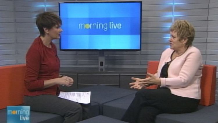 Annette Hamm and Wendy Kennelly of Mission Services; Morning Live, December 2, 2014