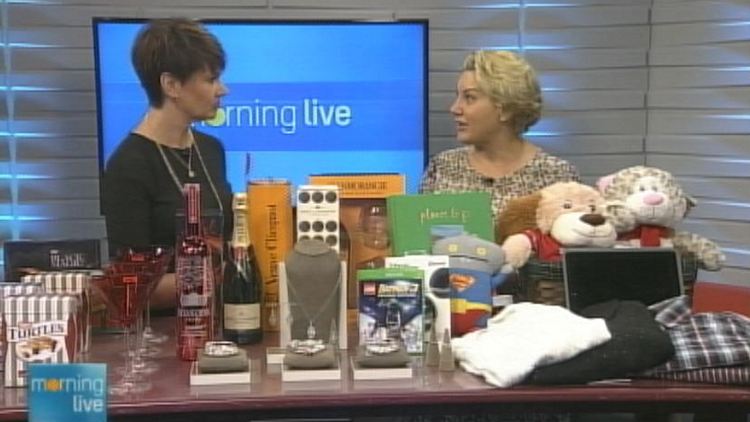 Annette Hamm with lifestyle expert Janette Ewen; Morning Live, December 10, 2014
