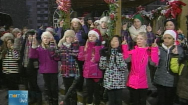 Spencer Valley school choir; Morning Live, December 11, 2014