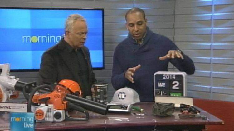 Bob Cowan with lifestyle expert Richard Cazeau; Morning Live, December 12, 2014
