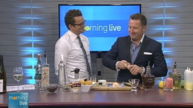 Tim Bolen and mixologist Jeremy Parsons; Morning Live, January 5, 2014