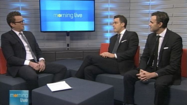 Tim Bolen with Dan Wynnyk & Adam Doering of Waterfront Group; Morning Live, January 5, 2015