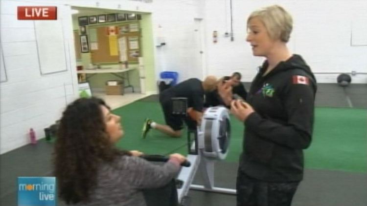 Lori DeAngelis and Stephanie Roberts at Total FX Fitness; Morning Live, January 16, 2015