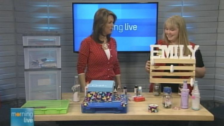 Lesley Stewart and Sarah Carroll of Michaels Canada; Morning Live, February 20, 2015