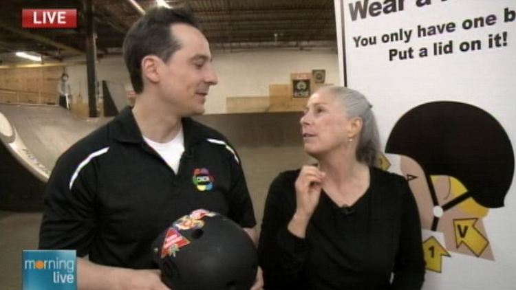 Eric Gage with Jacqui Candlish; Morning Live, March 16, 2015