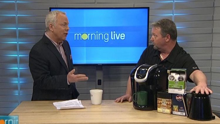 Bob Cowan with Randy Reed of Koffee Korner; Morning Live, March 23, 2015