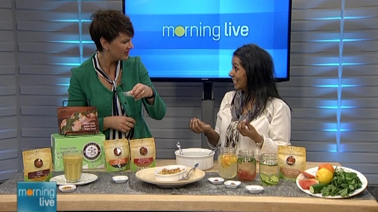 Annette Hamm and Trusha Patel; Morning Live, April 13, 2015