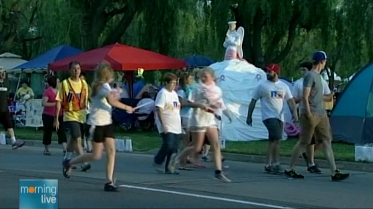 Archive image of Relay For Life participants