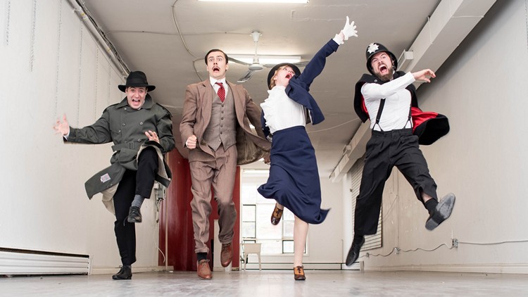 Cast of the play The 39 Steps