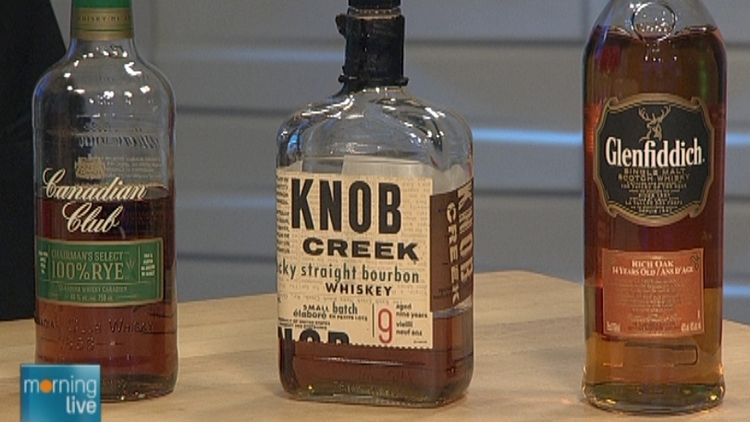 Bottles of whisky; Morning Live, June 17, 2015