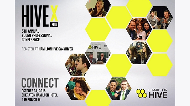 Hamilton Hive poster for Hivex event, October 31, 2015