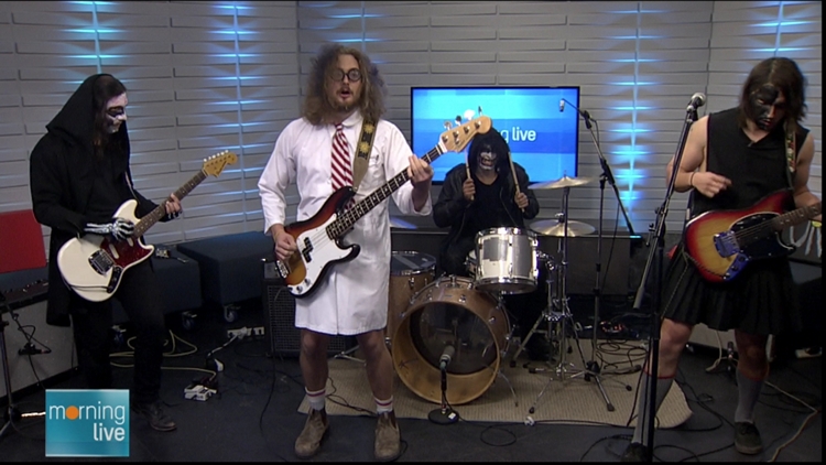 It's another live music Friday and we welcome back Pet Sun to Morning Live. They were here a few months ago and they are back from a pretty cool tour and are performing this Saturday night.