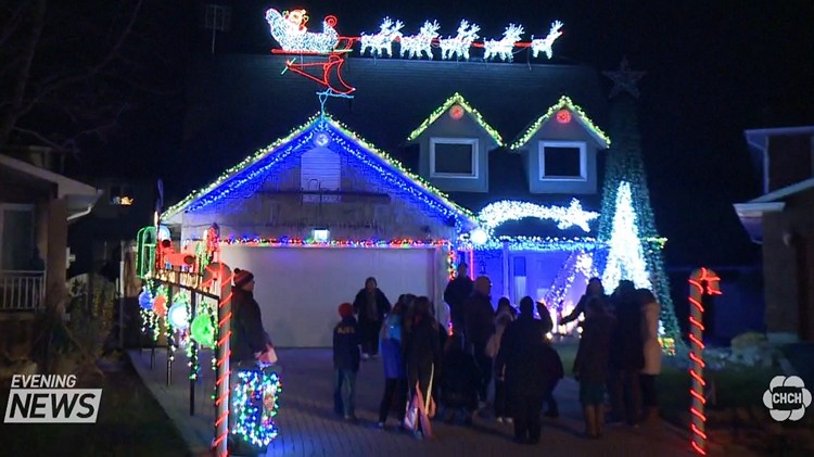 Xmas light display lifts spirits