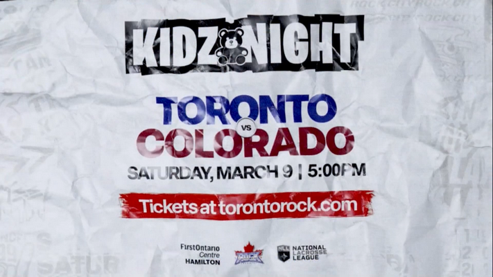 The Toronto Rock host Kidz Night