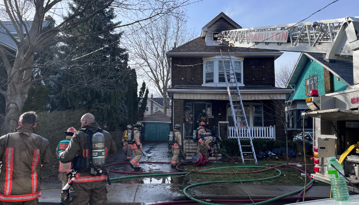 house fire Hamilton