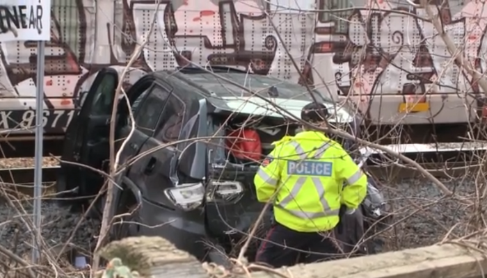 Driver charged after collision with train in Hamilton last month