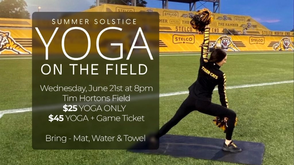 Yoga on the field