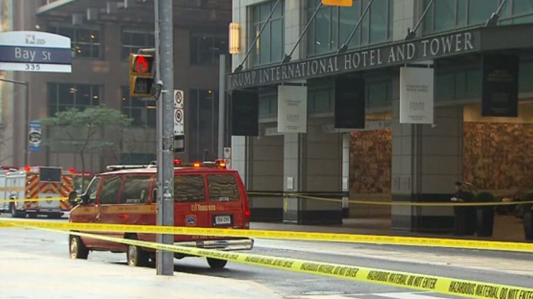 Trump Tower area closed off