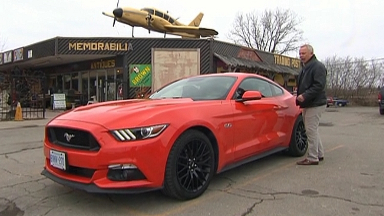 Bob Cowan with the 2015 Mustang GT Coup Premium