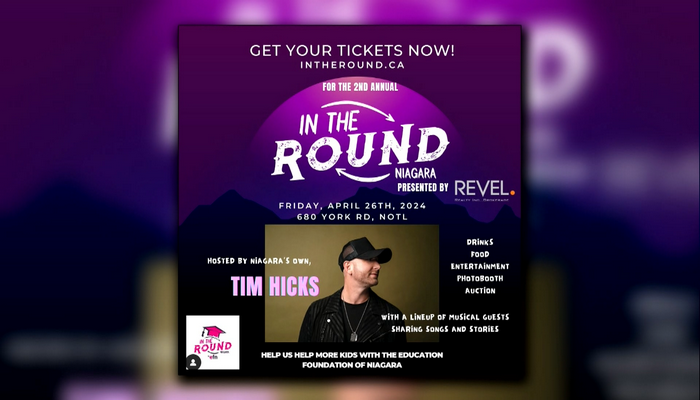 Join Niagara’s own Tim Hicks & friends for a night of music and tales, raising money for kids