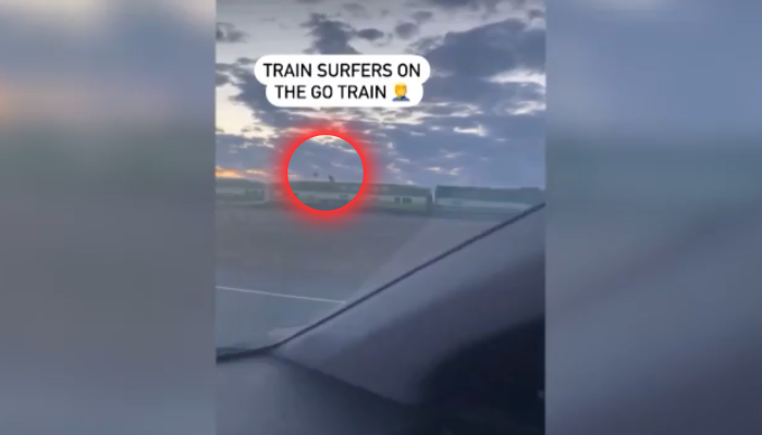 Toronto police warn against ‘train surfing’ after teen falls from roof of moving train